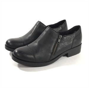 B.O.C. Black Genuine Leather Comfort Sole Shoe